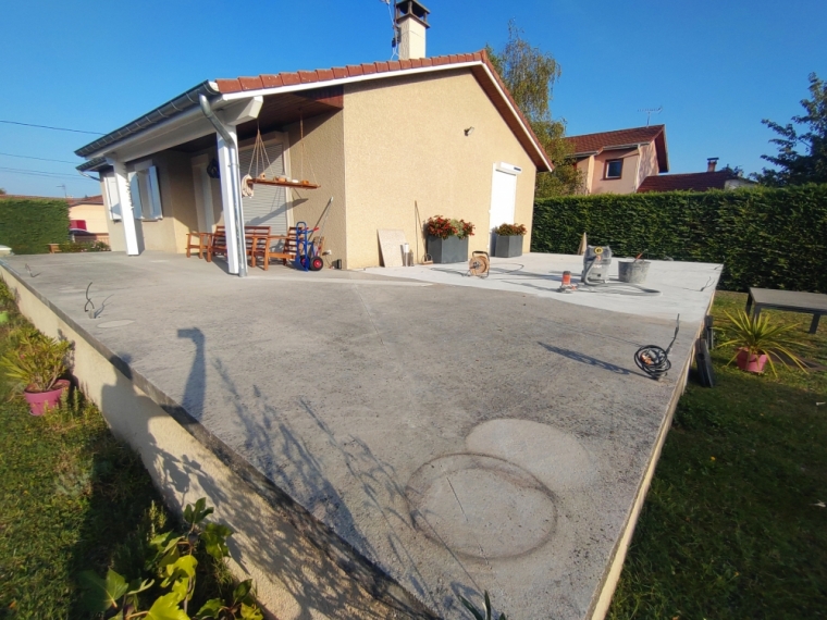 Terrasse à chazey sur ain , Ambérieu-en-Bugey, Couard Raphaël